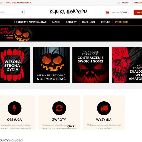 Maska czarownica w Katowicach