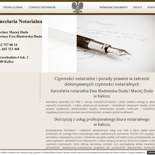 Kancelaria notarialna ewa bladowska duda w Kaliszu