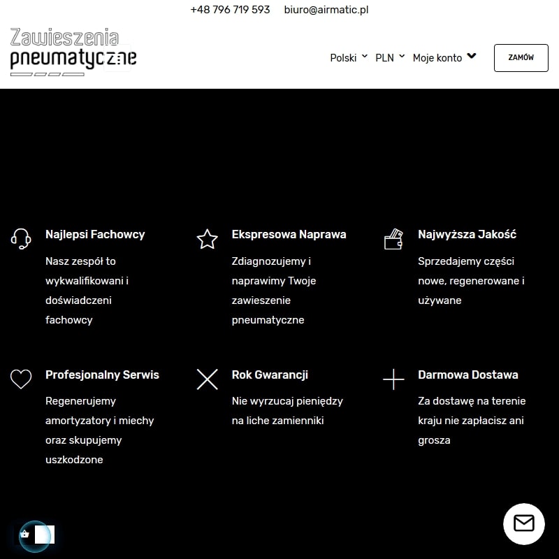Zawieszenie pneumatyczne online w Poznaniu