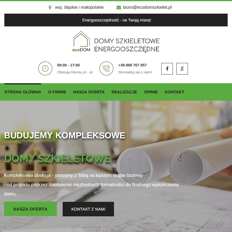 Domy szkieletowe stan deweloperski śląskie - Częstochowa