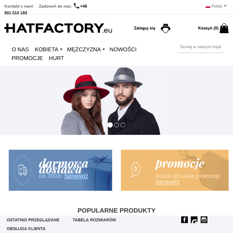 Kapelusze czapki w Warszawie