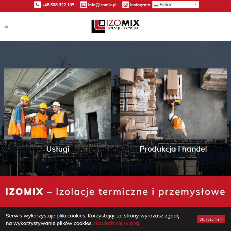 Izolacja termiczna przemysłowa - Warszawa