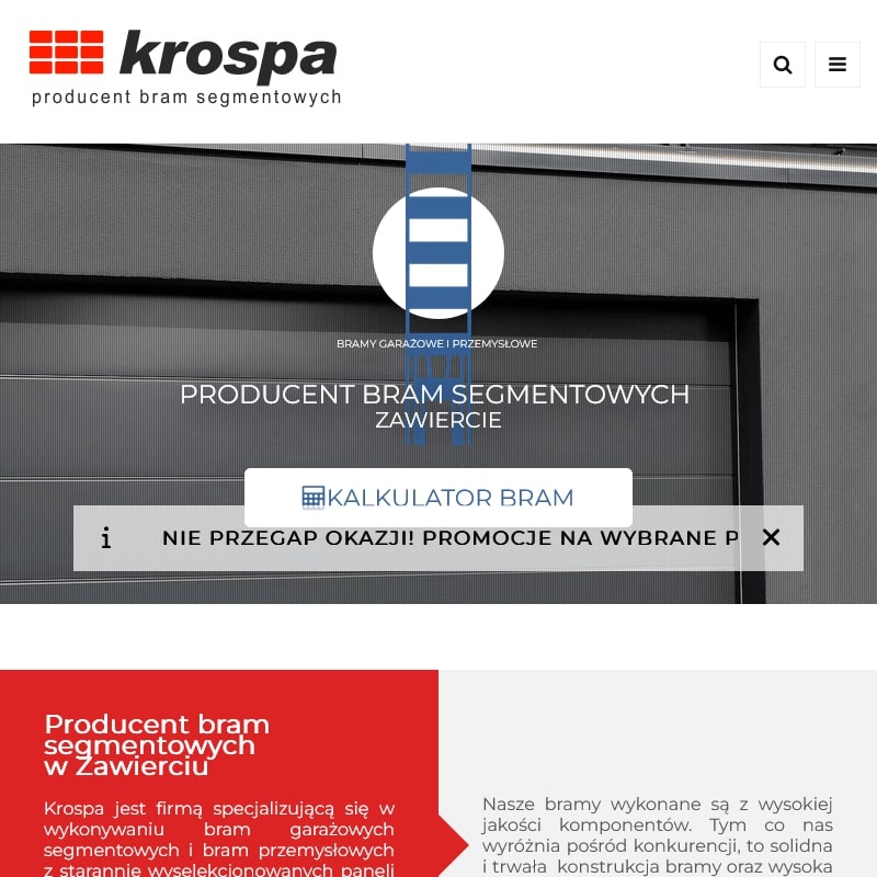 Producent bram przemysłowych - Kraków