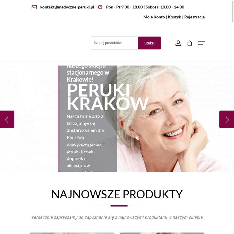 Peruki po chemioterapii w Krakowie