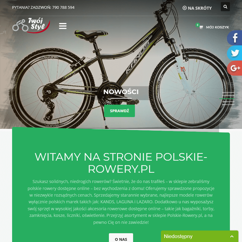 Polskie rowery online